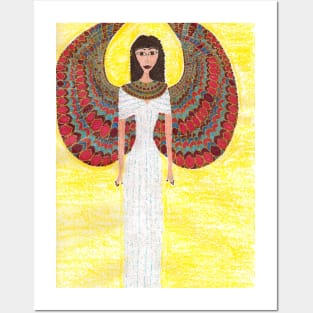 Ancient Egyptian Angel Posters and Art